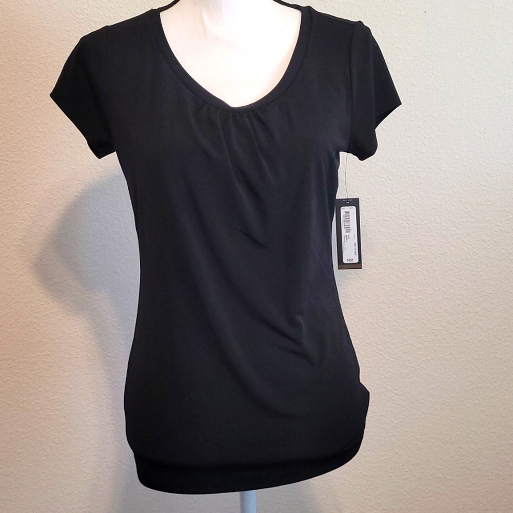 Black Dress Top S - Picture 1 of 4